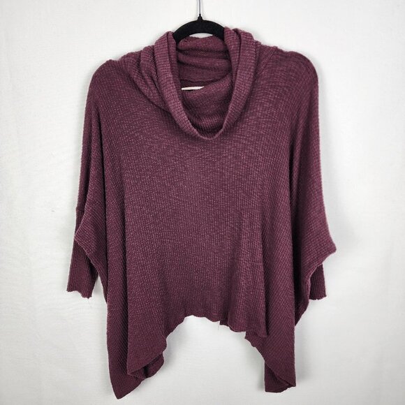 Free People Beach Cowl Neck Cross Back Sweater S - Picture 1 of 3
